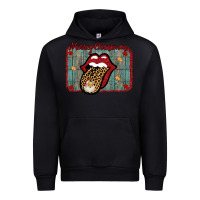 Black Merry Christmas Lips Santa Urban Hoodie - Bettercallsaul