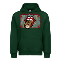 Forest Green Merry Christmas Lips Santa Urban Hoodie - Bettercallsaul