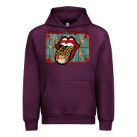 Mauve Wine Merry Christmas Lips Santa Urban Hoodie - Bettercallsaul