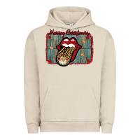 Pigment French Oak Merry Christmas Lips Santa Urban Hoodie - Bettercallsaul