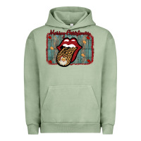 Pigment Oil Green Merry Christmas Lips Santa Urban Hoodie - Bettercallsaul