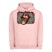 Pigment Salmon Merry Christmas Lips Santa Urban Hoodie - Bettercallsaul