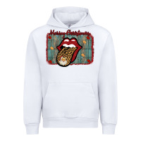 White Merry Christmas Lips Santa Urban Hoodie - Bettercallsaul