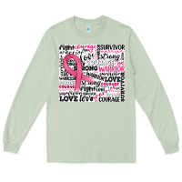Matcha breast cancer ribbon Long Sleeve Tee - JahusDesignShop