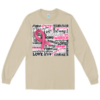 Mushroom breast cancer ribbon Long Sleeve Tee - JahusDesignShop