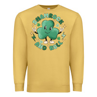 Antique Gold shamrock and roll Premium Sweatshirt - MaliasSmallBusiness