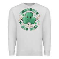 Dove Grey shamrock and roll Premium Sweatshirt - MaliasSmallBusiness