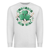 Oatmeal Heather shamrock and roll Premium Sweatshirt - MaliasSmallBusiness