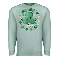 Seafoam shamrock and roll Premium Sweatshirt - MaliasSmallBusiness