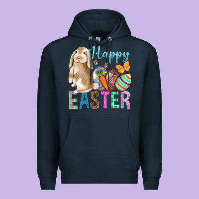 Happy Easter Bunny Premium Hoodie Designed By Bundleandbundleshop