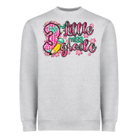 Heather Grey little miss 3rd grade Heavyweight Sweatshirt - Zillion Design Studio