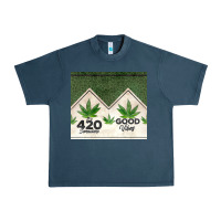Midnight Navy 420 somewhere good vibes weed tumbler2 Urban Heavy Tee - CTS Tumbler Store