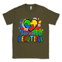 Army Green different is beautiful Classic Tee - JahusDesignShop