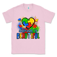 Bubblegum Pink different is beautiful Classic Tee - JahusDesignShop