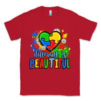 Red different is beautiful Classic Tee - JahusDesignShop