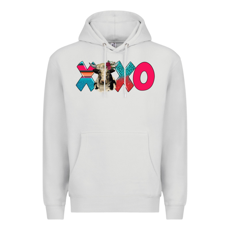 Xoxo Holstein Cow Premium Hoodie by AdoDesignShop | Teevron