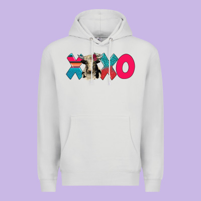 Xoxo Holstein Cow Premium Hoodie Designed By Adodesignshop