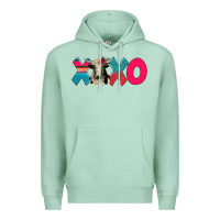 Seafoam xoxo holstein cow Premium Hoodie - AdoDesignShop