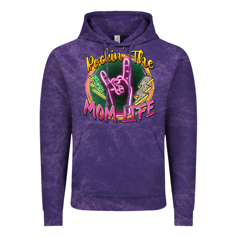 Rockin' The Mom Life Vintage Hoodie by Zillion Design Studio | Teevron