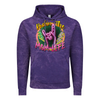 Cloud Purple rockin' the mom life Vintage Hoodie - Zillion Design Studio