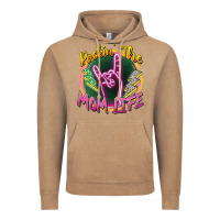 Vintage Coffee rockin' the mom life Vintage Hoodie - Zillion Design Studio