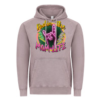 Vintage Zinc rockin' the mom life Vintage Hoodie - Zillion Design Studio