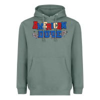 Sage american dude Heavyweight Hoodie - MaliasSmallBusiness