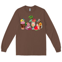 Chestnut summer coffee cups Long Sleeve Tee - AdoDesignShop