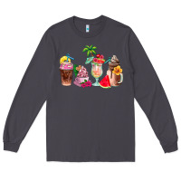 Summer Coffee Cups Long Sleeve Tee | Teevron