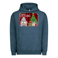 Pigment Midnight Navy I Want A Hippopotamus Urban Hoodie - Bettercallsaul