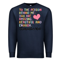 Navy to the person behind me Premium Sweatshirt - MaliasSmallBusiness