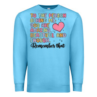 Ocean Blue to the person behind me Premium Sweatshirt - MaliasSmallBusiness