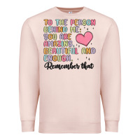 Pale Pink to the person behind me Premium Sweatshirt - MaliasSmallBusiness