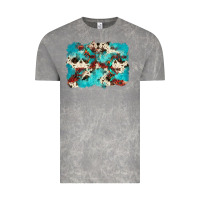 Cloud Rock aztec cowhide background Vintage Tee - Zillion Design Studio