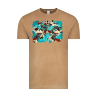 Vintage Camel aztec cowhide background Vintage Tee - Zillion Design Studio