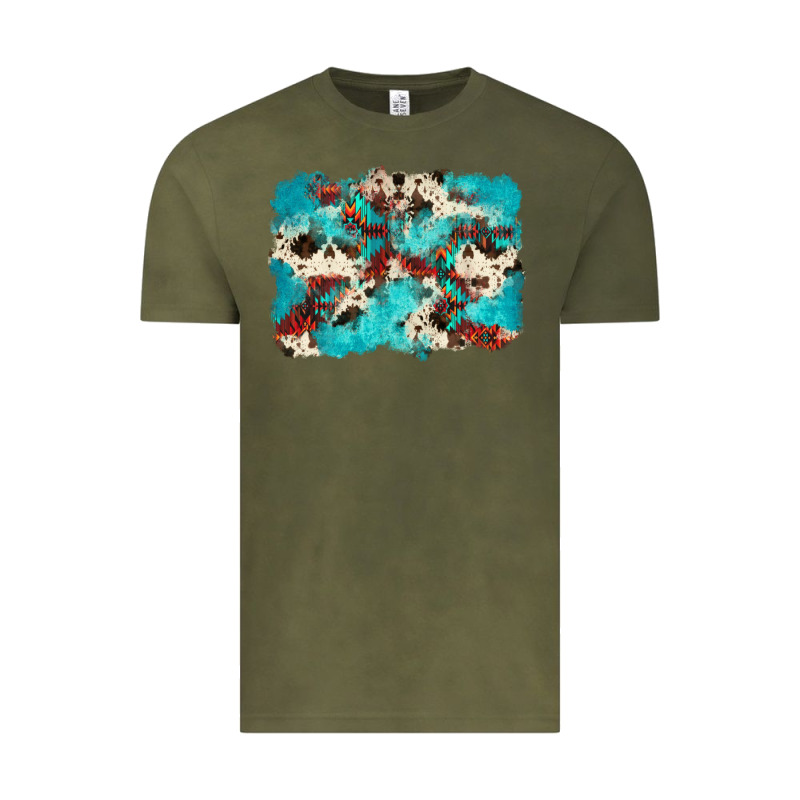 Aztec Cowhide Background Vintage Tee by Zillion Design Studio | Teevron