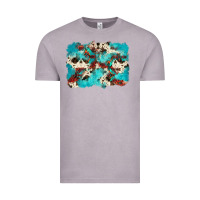 Vintage Zinc aztec cowhide background Vintage Tee - Zillion Design Studio