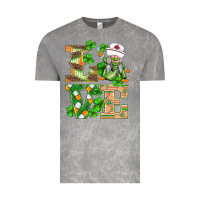 Cloud Rock st.patricks nurse love gnomies Vintage Tee - BarkalooDesign