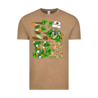 Vintage Coffee st.patricks nurse love gnomies Vintage Tee - BarkalooDesign