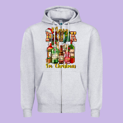 Merry Drunk Im Christmas Zipper Hoodie Designed By Adodesignshop