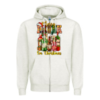 Oatmeal Heather merry drunk im christmas Zipper Hoodie - AdoDesignShop