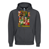 Smoke merry drunk im christmas Zipper Hoodie - AdoDesignShop