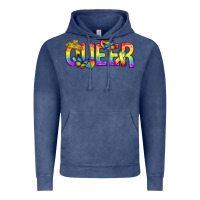 Vintage Denim queer pride lgbtq Vintage Hoodie - texasbilliewilder