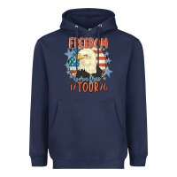 Navy freedom born free tour 1776 Heavyweight Hoodie - MaliasSmallBusiness