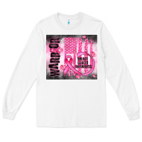 White breast cancer Long Sleeve Tee - JahusDesignShop