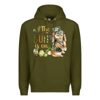 Army Green The Hunt Is On Premium Hoodie - BundleAndBundleShop