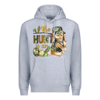 Heather Grey The Hunt Is On Premium Hoodie - BundleAndBundleShop