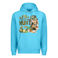 Ocean Blue The Hunt Is On Premium Hoodie - BundleAndBundleShop
