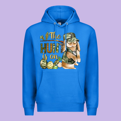 The Hunt Is On Premium Hoodie Designed By Bundleandbundleshop