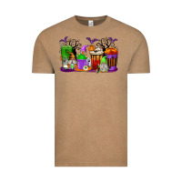Vintage Coffee Halloween Gnomes Coffee Cups Vintage Tee - texasbilliewilder